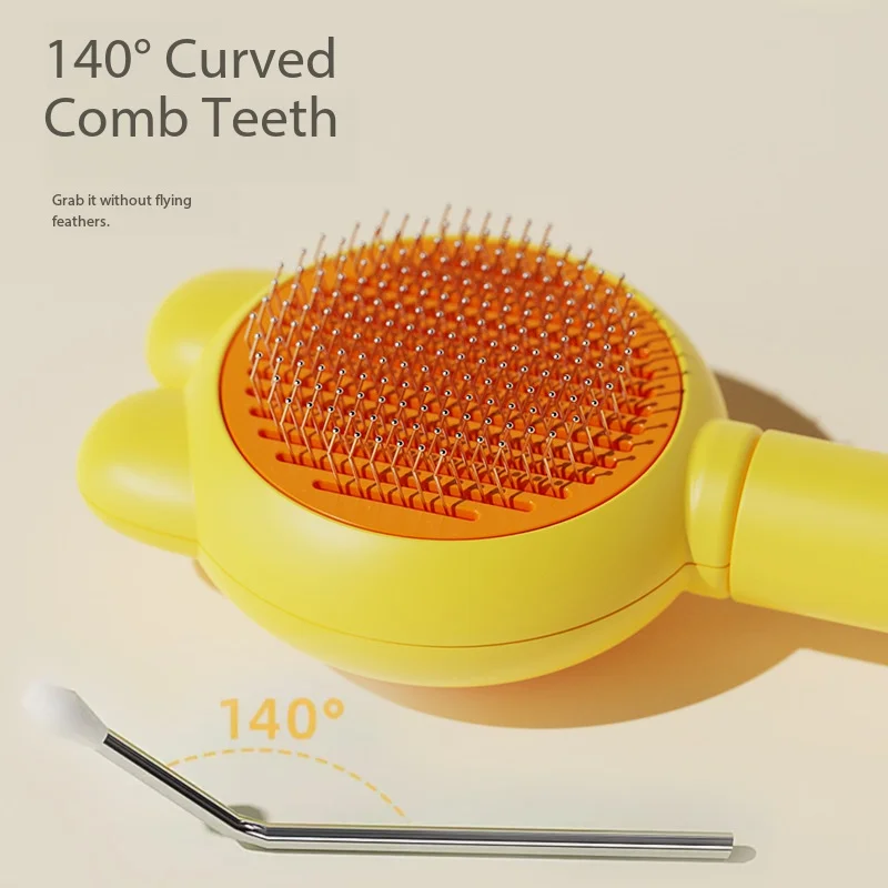 

Pet Grooming Brush for Cats Dogs Rabbit, Deshedding Comb Remove Floating Hair, Gentle Massage Bath Brush