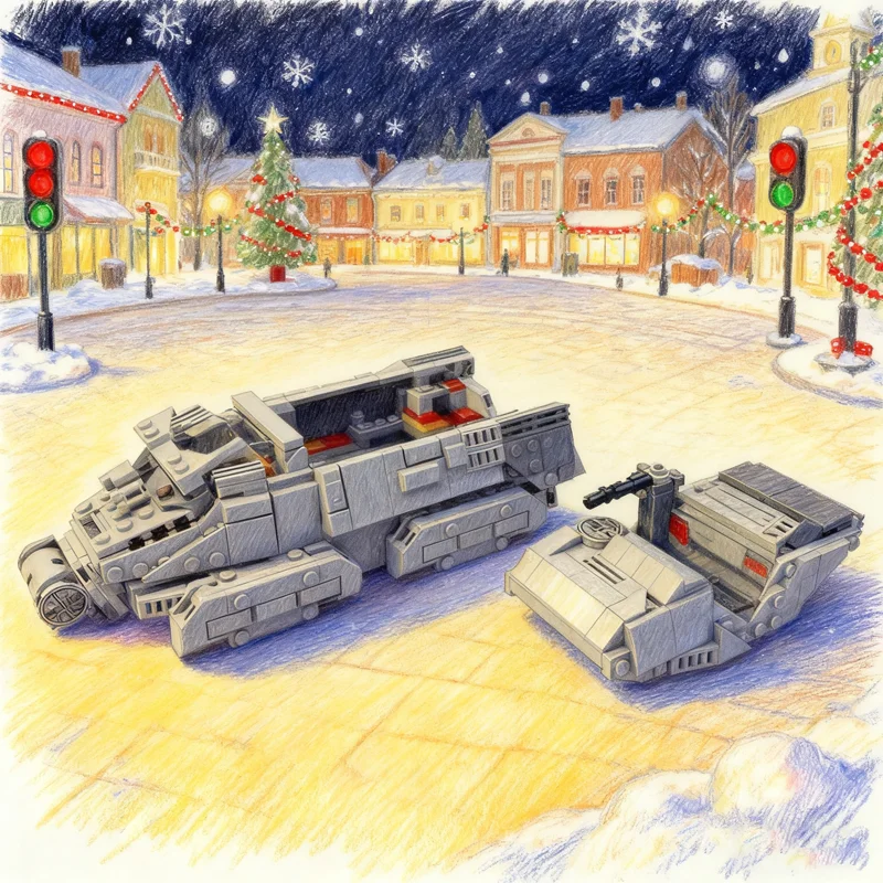 583 pçs moc imperial tropa transporte blindado speeder estrela batalha modelo brinquedo blocos de construção arquitetura ideia presente natal