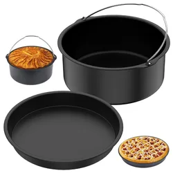 Baking Cake Disc Mold Nonstick Durable Steel Pizza Tray Basket Insulated Mat Steam Rack Kitchen Cooking and Baking Tools