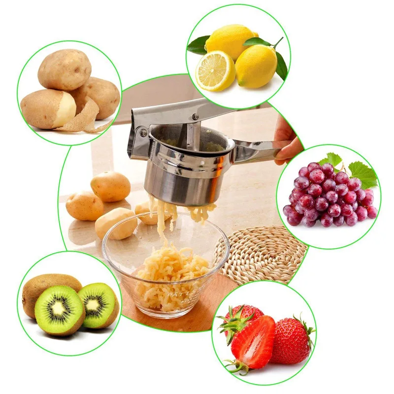 Manual Steel Potato Ricer Pees Vegetable Puree Maker