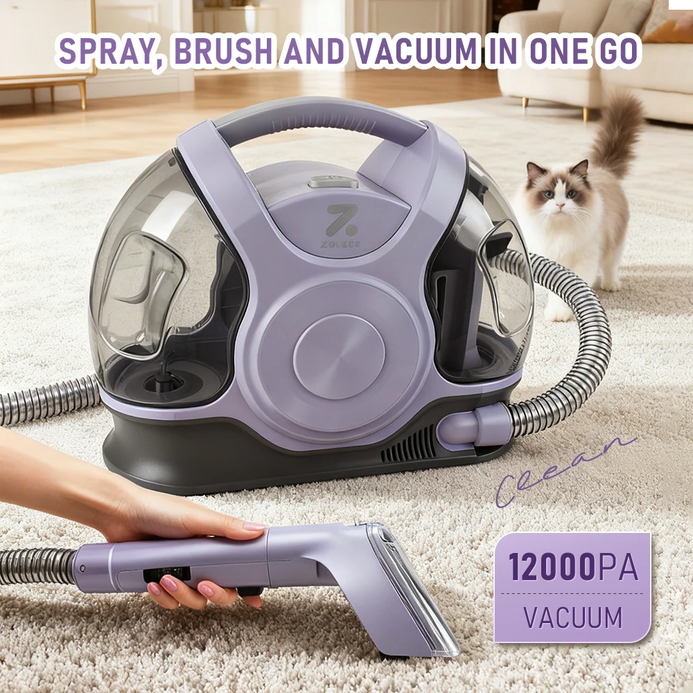 

Ручной пылесос для чистки обивки 450 Вт, очиститель ковров и пятен от домашних животных, спрей-пылесос для удаления пятен с тканей, машина для уборки после домашних животных