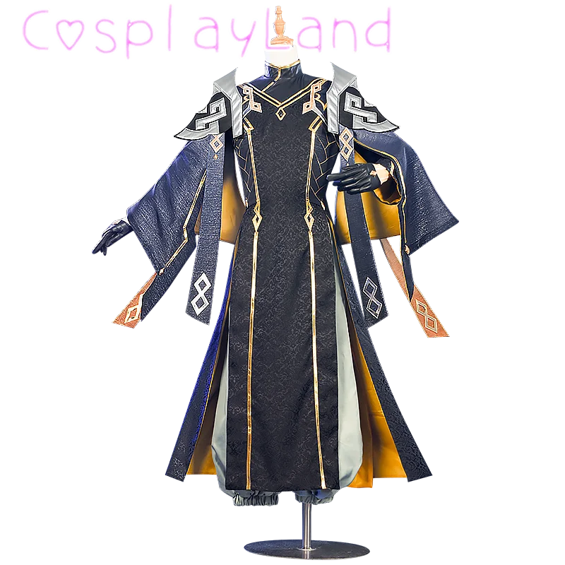 Zhongli morax jogo cosplay impacto genshin cosplay zhongli traje de halloween rpg festa roupa conjunto completo masculino terno