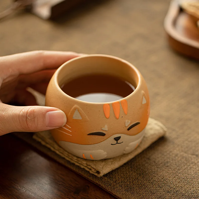 150ml-cartoon-cat-master-cup-home-ceramic-kung-fu-tea-set-cute-tasting-personal-tea-cup-cat-lover-gift-home-desktop-decoration