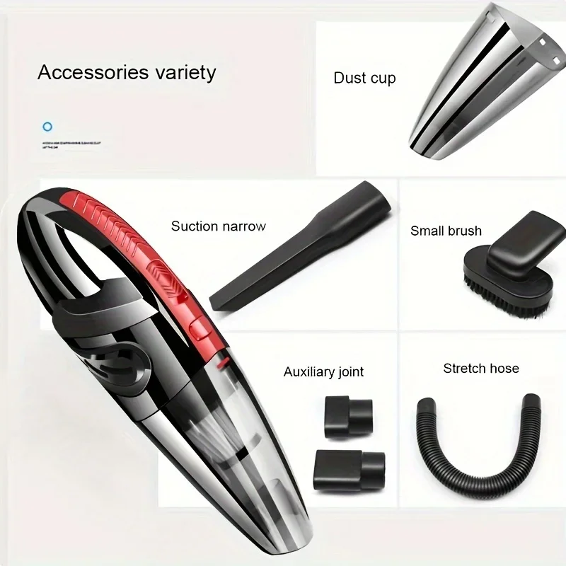 Handheld Vacuum Car Vacuum Cleaner Cordless Mini Portable Pet Hair Vacuum for Carpet, Couch, Stairs Powerful Vacuum Cordless