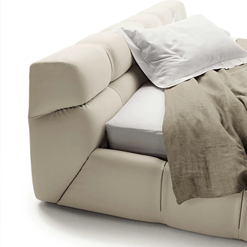 مجموعة أطباق أطفال إيطالية فاخرة من Büschel weich gepolstertes Schlafzimmer mybel Luxus Samt Doppelbett rahmen bequeme الحديثة