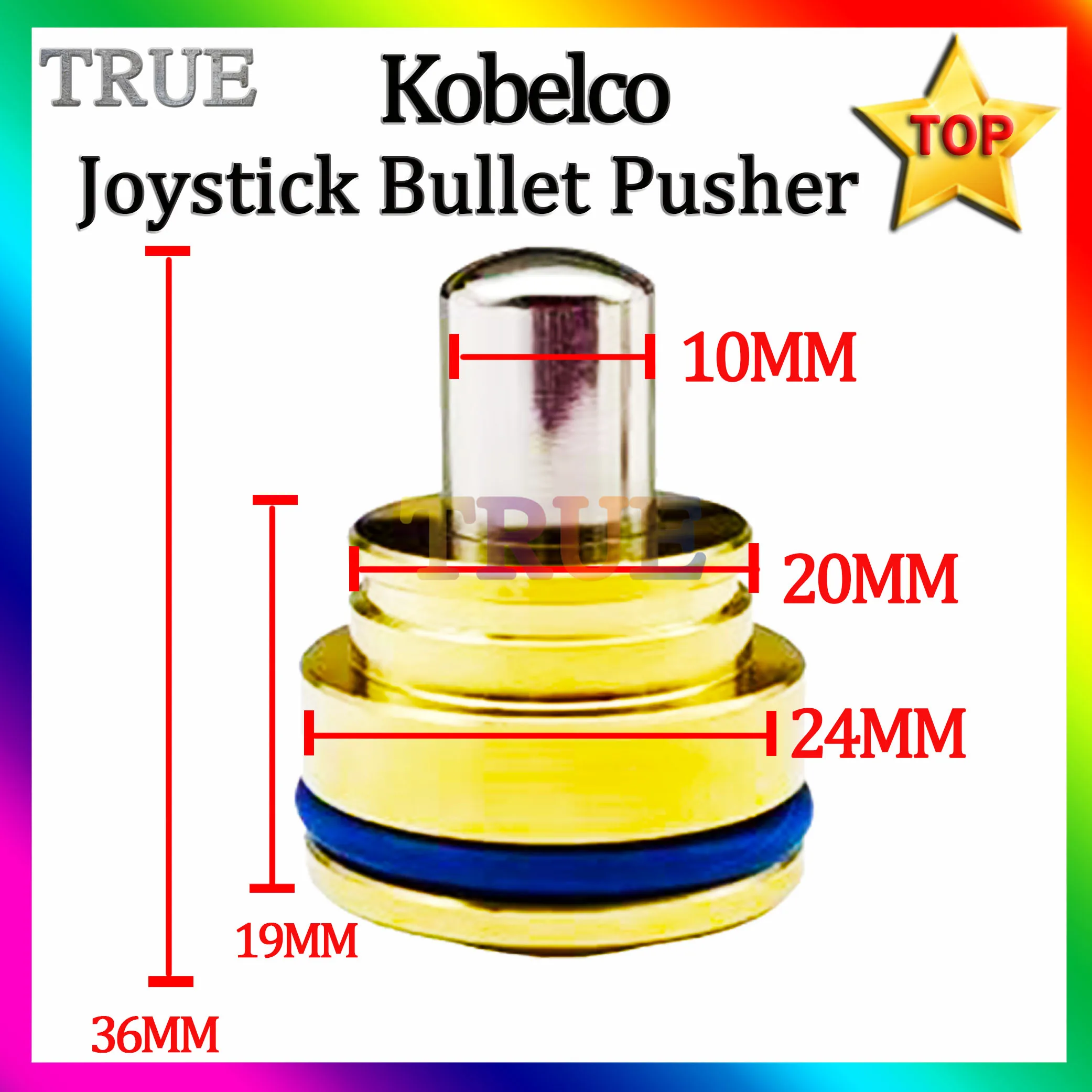 For Kobelco SK60 SK120 SK200 SK210 SK230 SK250 SK260-6 SK350-8 joystick Handle Bullet Head Excavator Accessories Valve Pusher