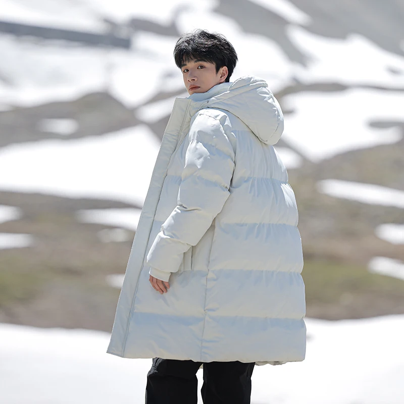 High Quality Male Warm Parkas Slim Fit Winter Clothing Men Long Down Jackets Parkas Winter Coats Hooded Casual Winter Parkas