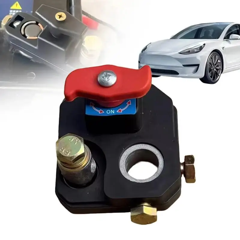 1Pcs Long Lasting Zinc Alloy 12V 24V Battery Disconnect Switch For Automotive Use With Antileakage Power Cutoff Car Accessories