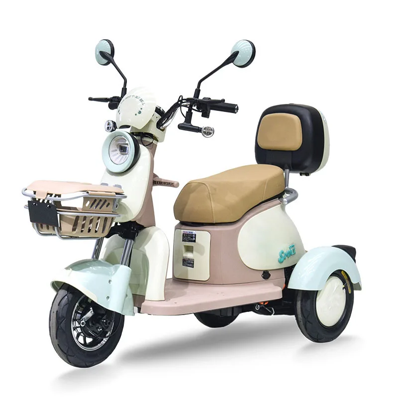 

Electric Foldable Open Body 2-Passenger Tricycle with 200-300kg Payload and 30km/h Speed