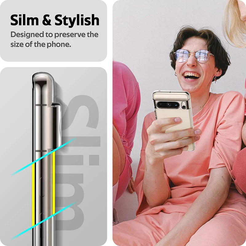 Original Clear Silicone Case For Google Pixel 8 Pro Case For Pixel 8 Pro 7A 7 Pro 6 6A 7A Shockproof Ultra Thin Back Cover Funda