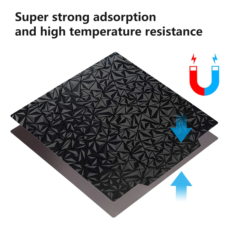 3D Printer Magnetic For Anycubic Kobra 2/ Kobra 2 Pro/ Kobra 2 Neo PEO PET Sheet 230x230 Double Side Build Plate Heated Bed