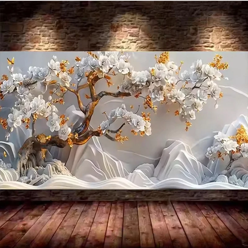 

Large Golden Tree Of Life 5D Diamond Painting New 2026 Full Square Round Diamond Mosaic Jewelry Cross Stitch Art Home Decoration