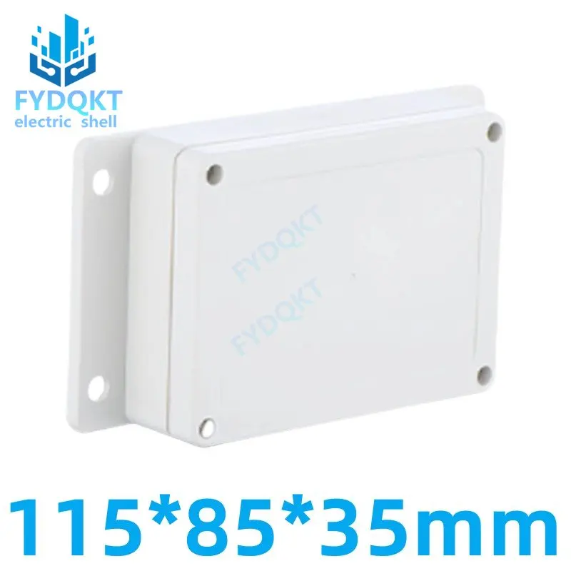 1pcs Waterproof Wire Junction Box 115*85*35mm Plastic ABS Enclosure Case With ears