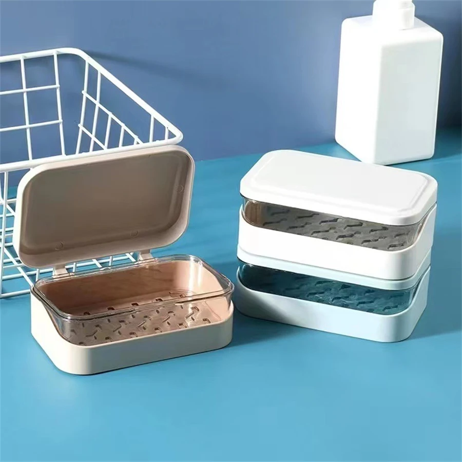 

Soap Dish Travel Box Holder Plastic Soap Case Soap Holder Dormitory Soap Box Large Soap Dish Organizer Bathroom Accessories
