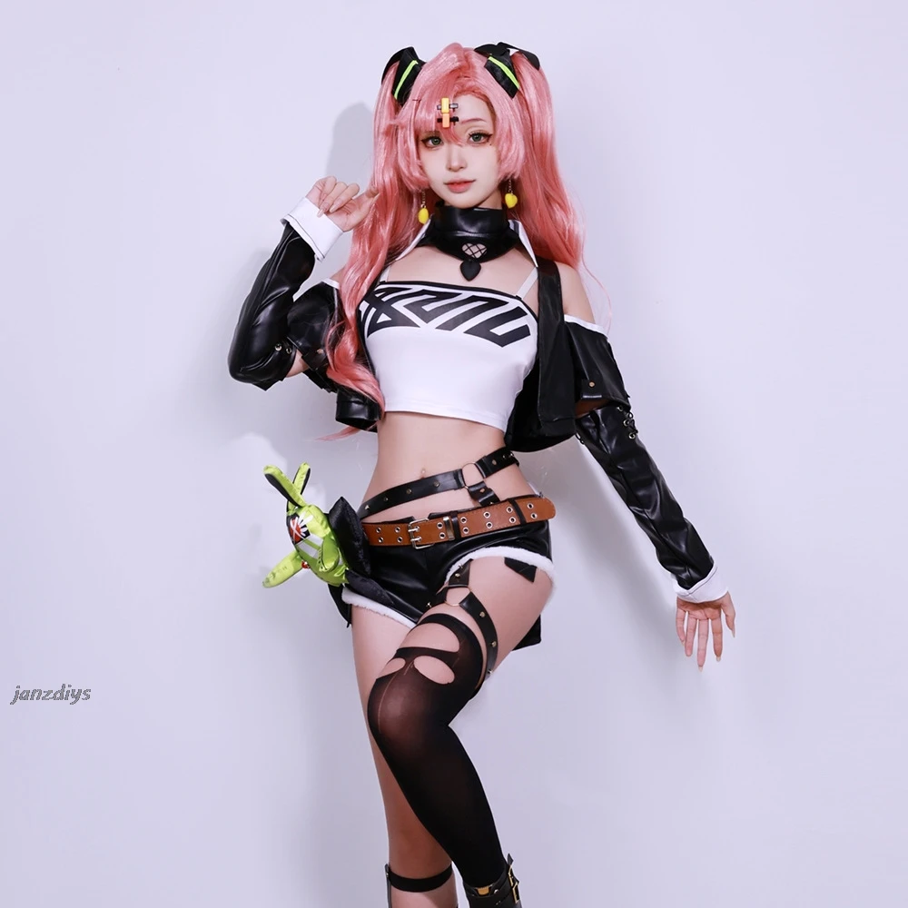 Game Zenless Zone Zero Nicole Demara Cosplay Kostuum Kostuum Uniform Halloween Party Anime Rollenspel Outfit Voor Vrouwen