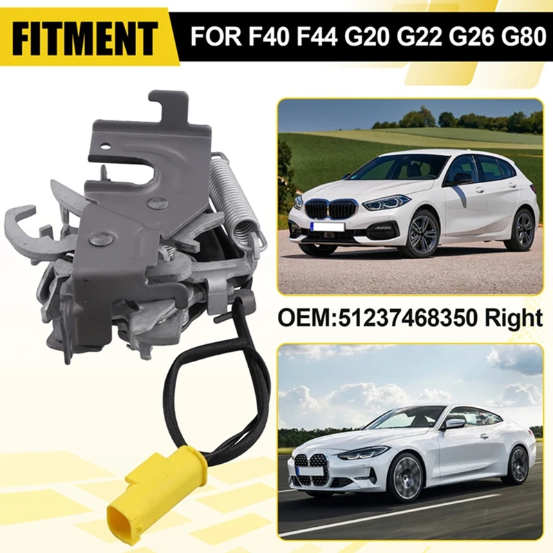 Super Sale Front Left+Right Hood Lock Latch Actuator for BMW F40 F44 G20 G22 G26 G80 51237468349 51237468350