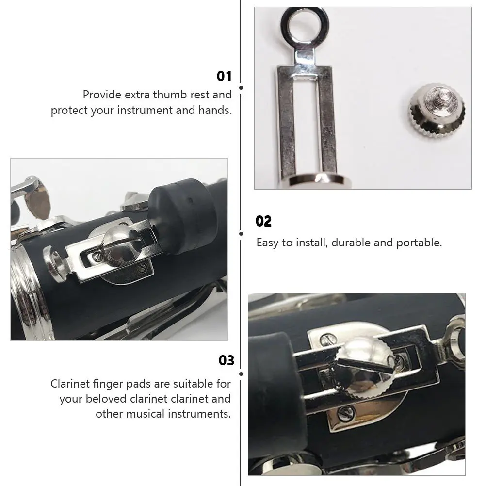 

Thumb Hook Finger Pad Musical Instrument Partner Practical Rest Practice Parts Essential Clarinet Product