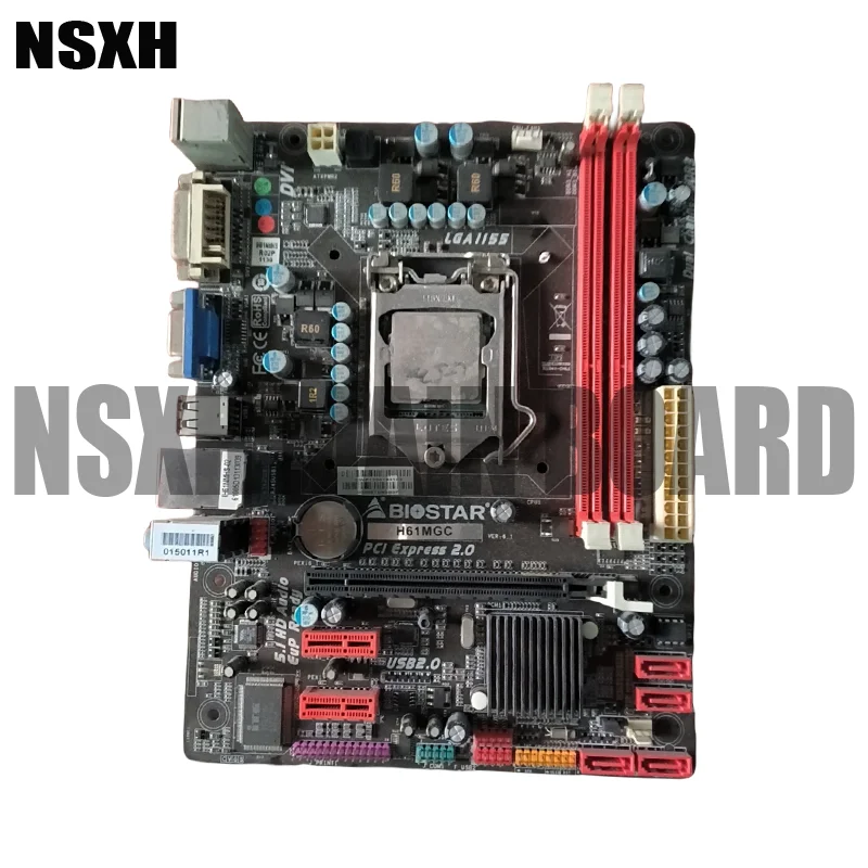 

Оригинальная материнская плата H61MGC 16 Гб LGA 1155 DDR3 Micro ATX