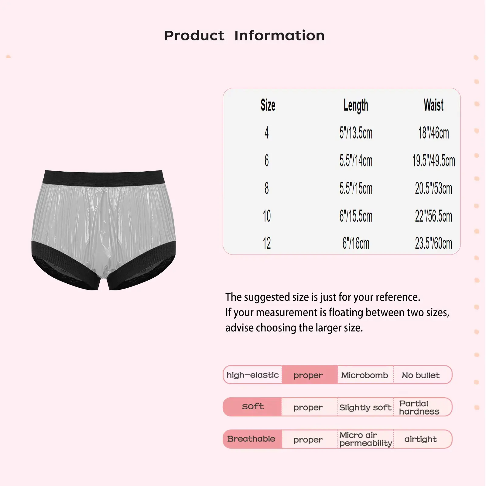 Popok Bayi Laki-laki Perempuan yang Dapat Dicuci dan Digunakan Kembali, Tahan Air, Pakaian Dalam Adaptif, Tali Elastis Anti-Selip untuk Pasien dengan Kebutuhan Khusus