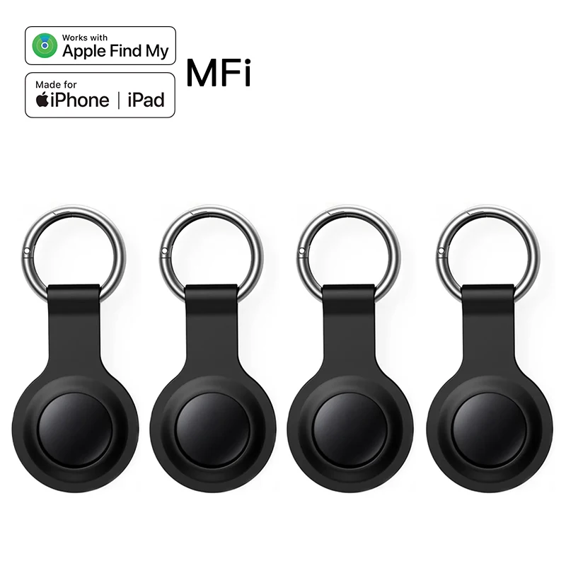 1/4 Pack Anti-lose Tracker for Apple Airtag Replacemen via Find My Bluetooth GPS Tracker For Luggage IOS MFi Key Finder