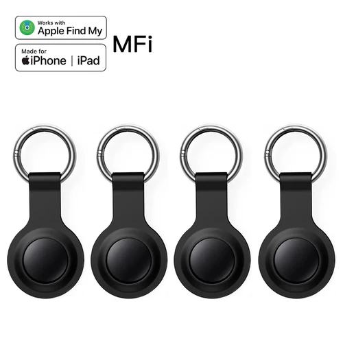Juego de rastreador antipérdida de silicona, buscador de larga distancia para Apple Find My Voice, bolsa de llaves, juguetes, etiqueta inteligente para IOS y iPhone, 1/4