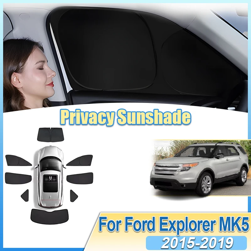 

Для Ford Explorer MK5 U502 2015-2019 солнцезащитный козырек с защитой от ультрафиолета, крышка лобового стекла, солнцезащитный козырек, деталь для конфиденциальности, аксессуары для инструментов