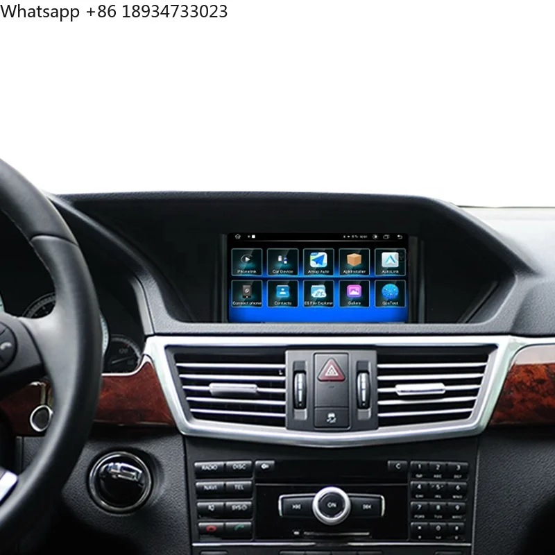 Touch Screen Wireless CarPlay  Android Auto Car Monitor for Mercedes-Benz E-CLASS W212 2009
