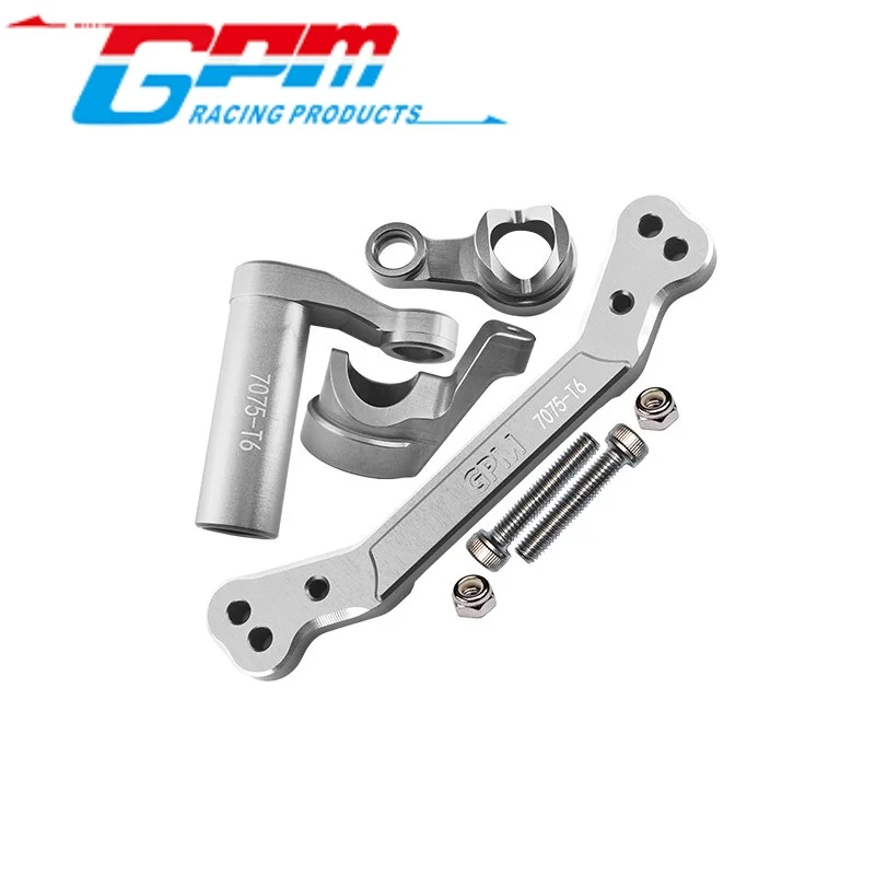 

GPM SLE048A ALUMINUM 7075-T6 STEERING ASSEMBLY+STEERING PLATE FOR TRAXXAS 1/8 SLEDGE RC Upgrade