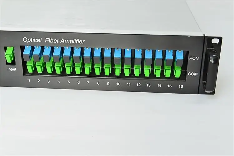 Good Quality 32 Ports 64 Ports High Power Amplifiers 1550 Cable TV Optical EDFA CATV Networks Amplifier Radio and Television