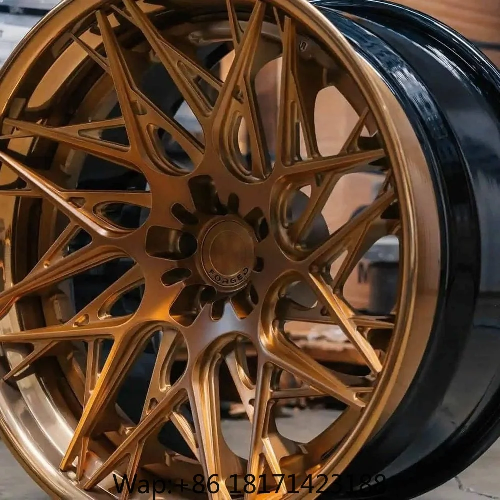 【Hot】Custom Trinity 3‑Piece Forged Rims RFG21 Style Mesh Wheels for Lamborghini Urus for Ferrari F8 for Model S Plaid - view 5