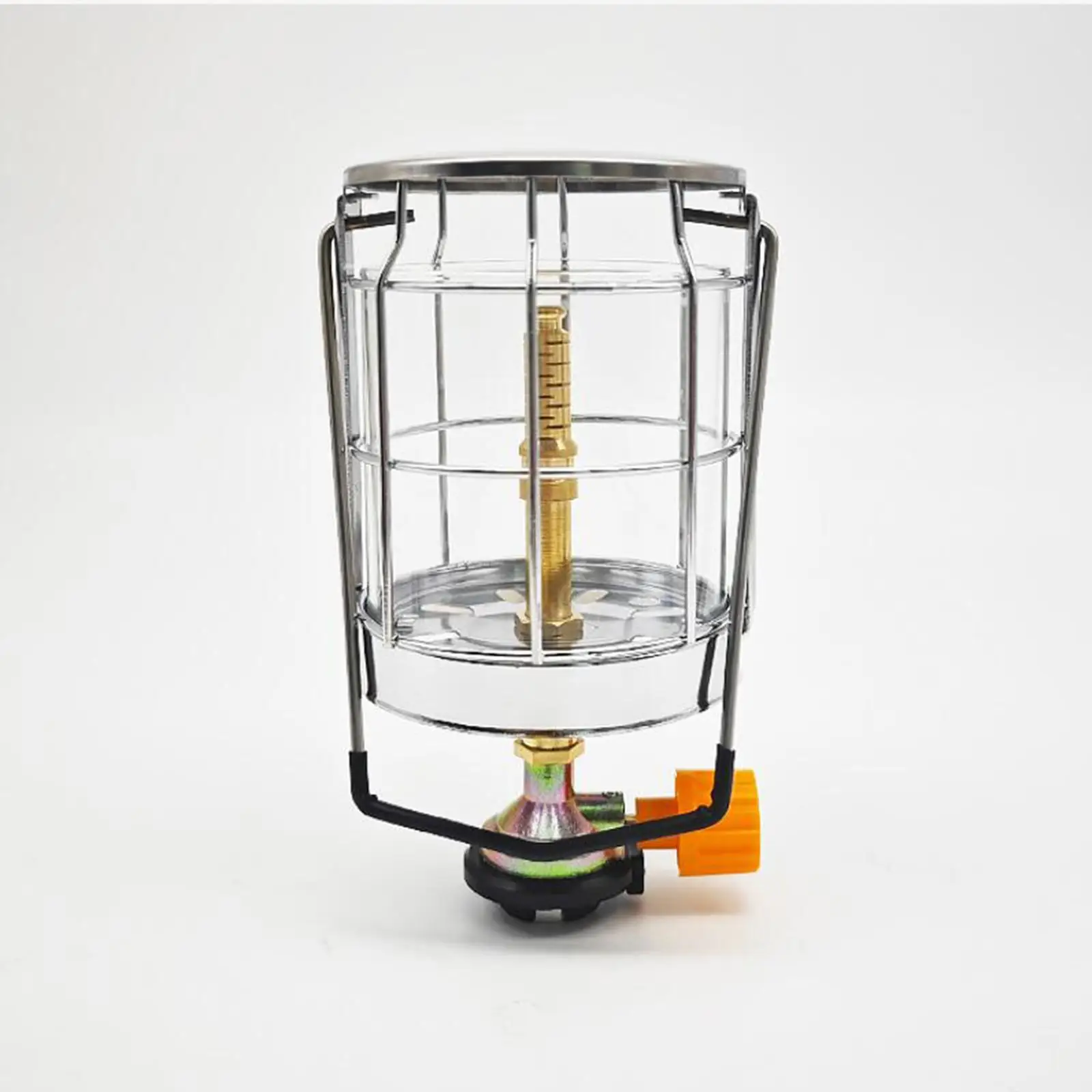 Stainless Steel Outdoor Lantern Camping Gas Lamp Lightweight Portable Torch for Backpacking Fishing Travel