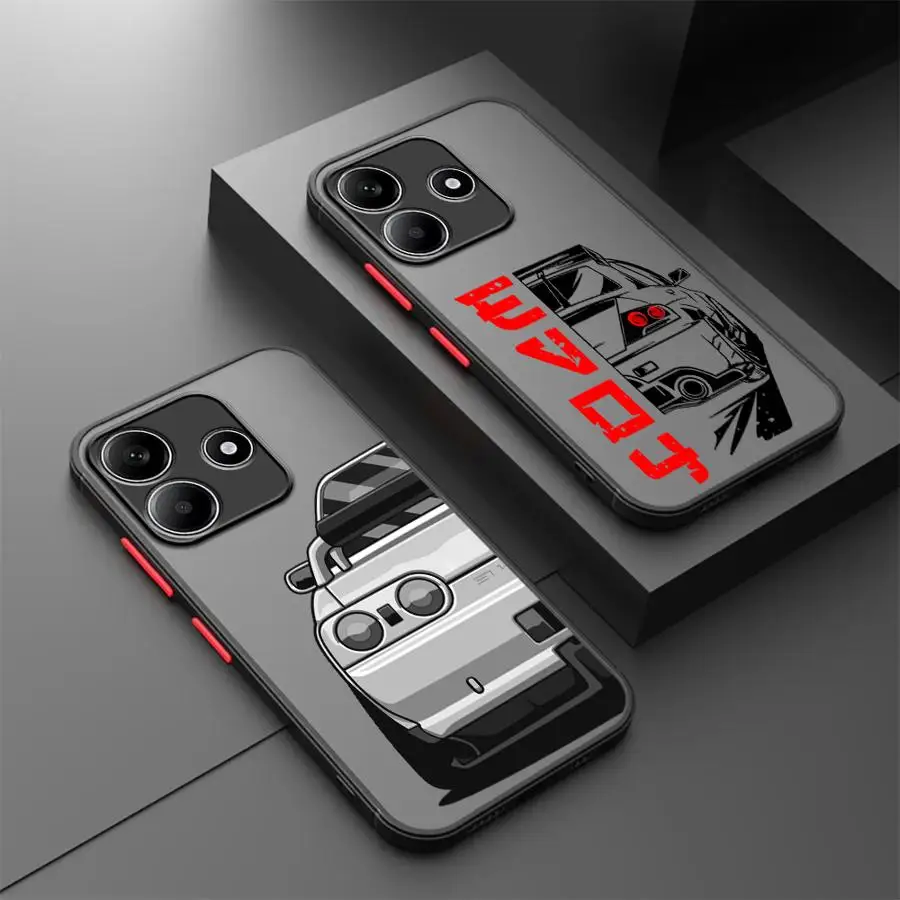 日本のJDMドリフトカー柄スマホケース Xiaomi Redmi Note 10S 11S 12C 12s A4 9 10 11 Pro 13C 13 14 12 Pro Plus A14C 9S対応