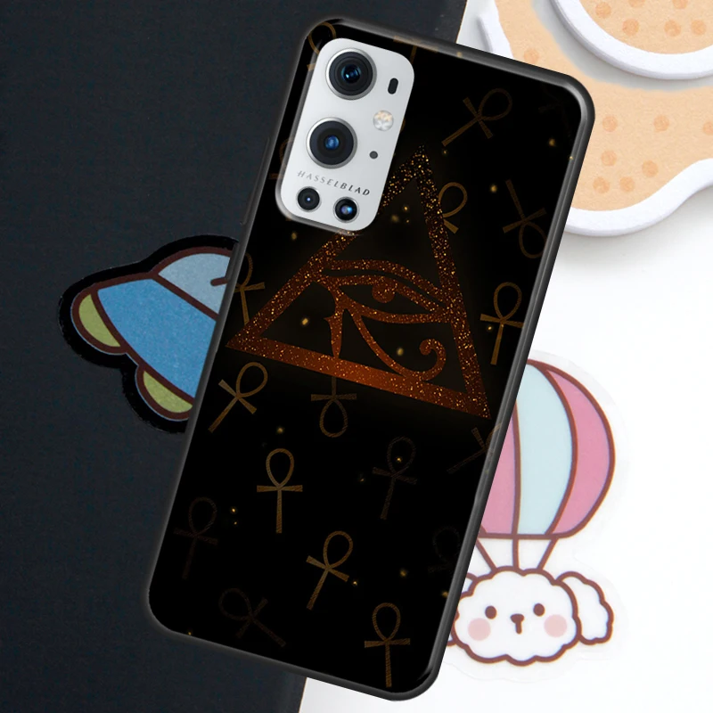 Sacred Eye of Horus Egypt Fresco For Realme GT Neo 5 3 3T C55 C35 C11 C21Y 10 Pro Plus Case For OnePlus 11 10 Pro Nord 2 2T