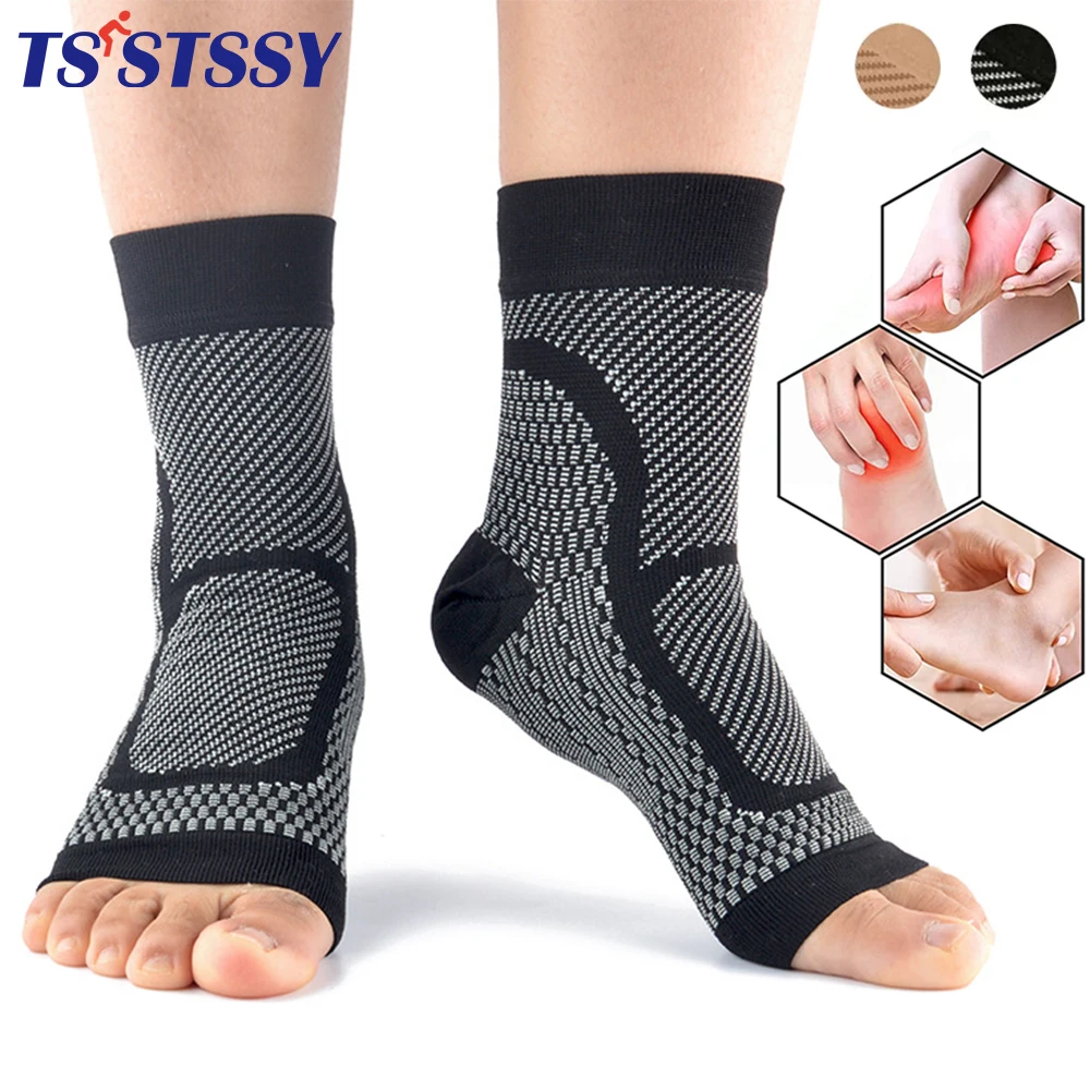 

1Pair Plantar Fasciitis Ankle Brace Men Women Compression Sock for Foot Pain Arch Support, Achilles Tendonitis,Reduce Swelling