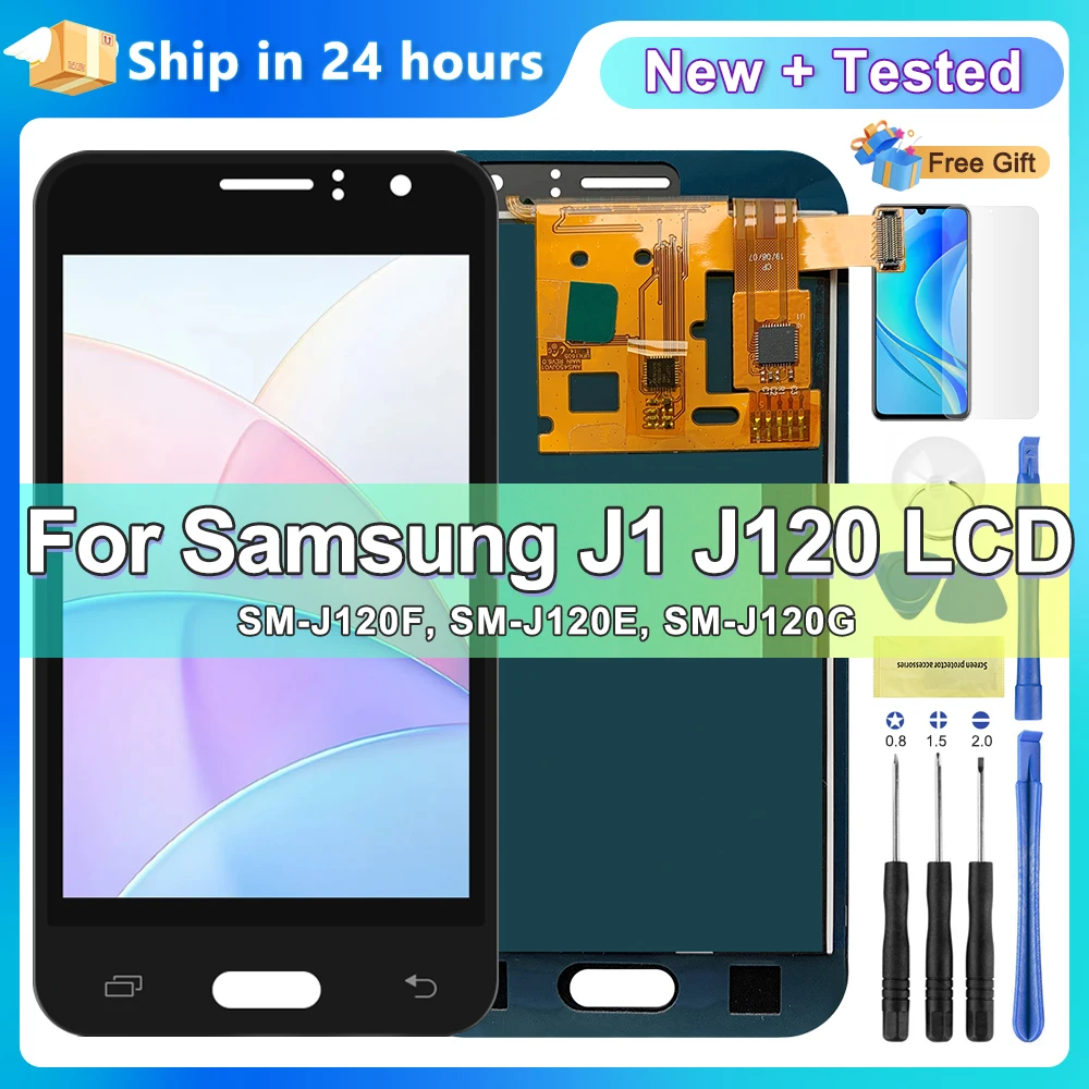 Display Screen for Samsung Galaxy J1 2016 J120 J120F J120H Lcd Display Touch Screen Digitizer Assembly  Replacement