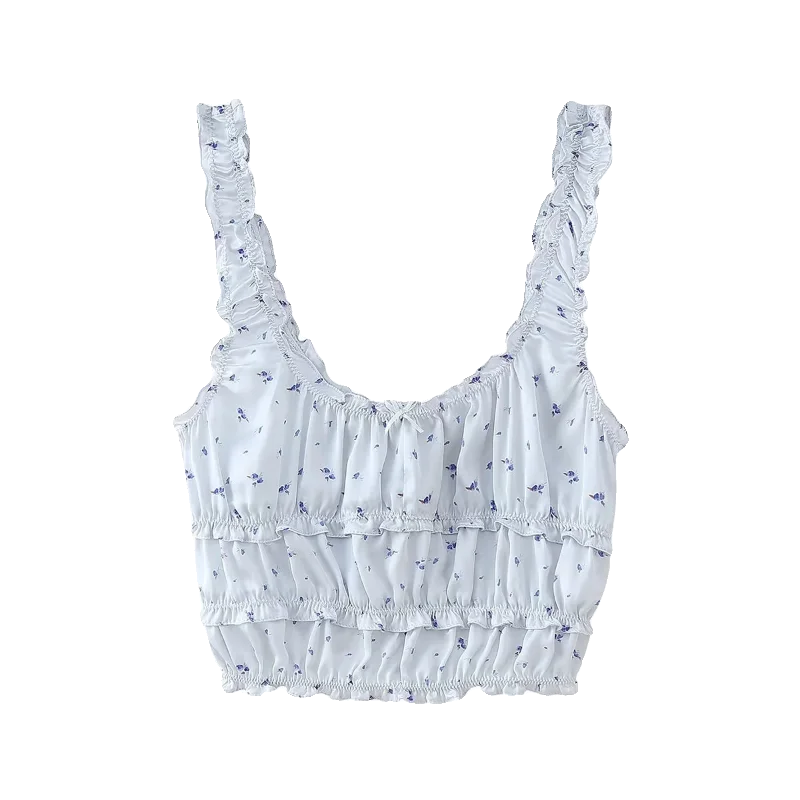 Nowa damska bluzka New Street Sle z jedwabiu satynowego, warstwowa, ozdobna, w stylu streetwear, letnia kolekcja 2025, włókno poliestrowe, długość regularna.