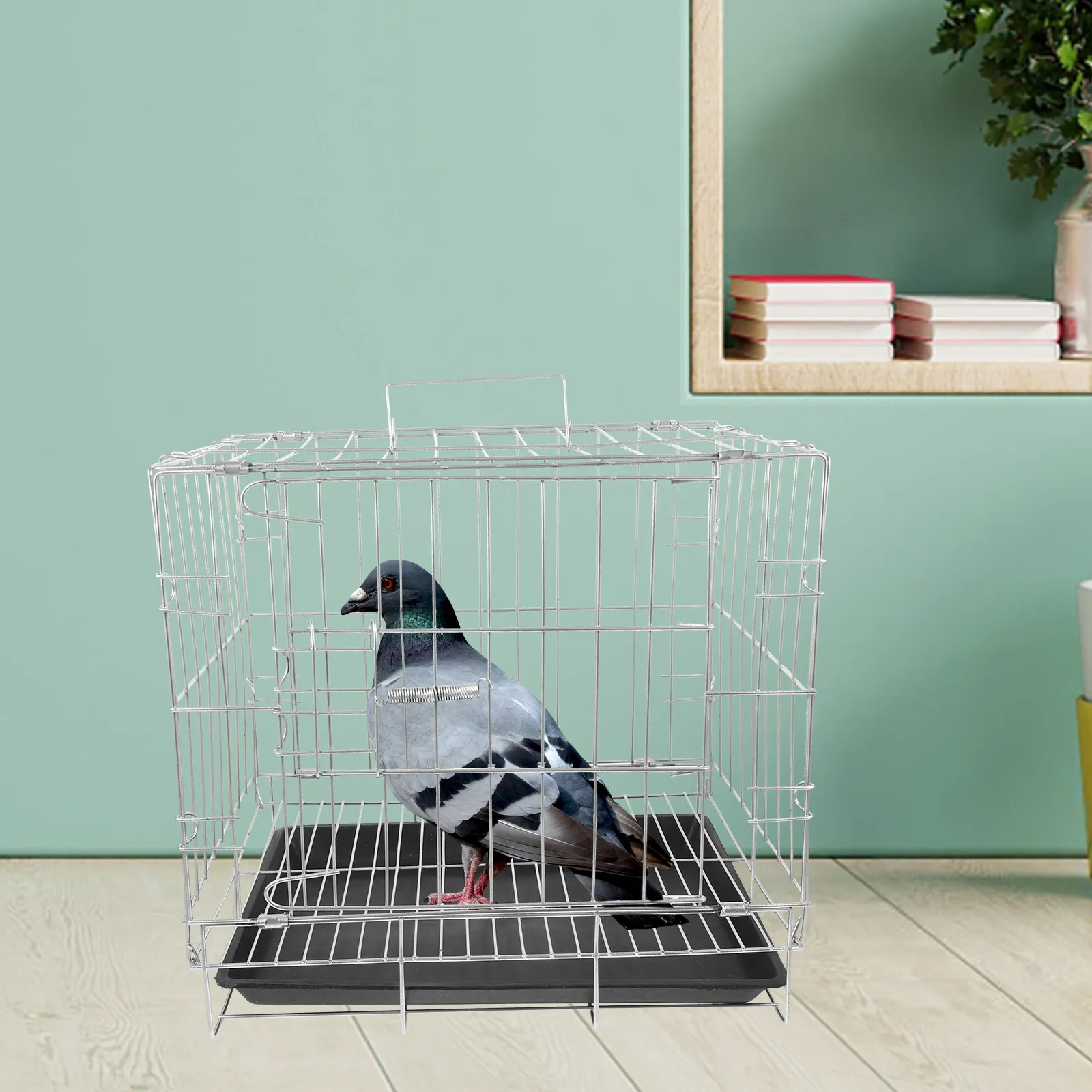 

Premium Bird Cage for Calopsita Parrot Pigeon Pairing Household Breeding Cage Lock Stainless Steel