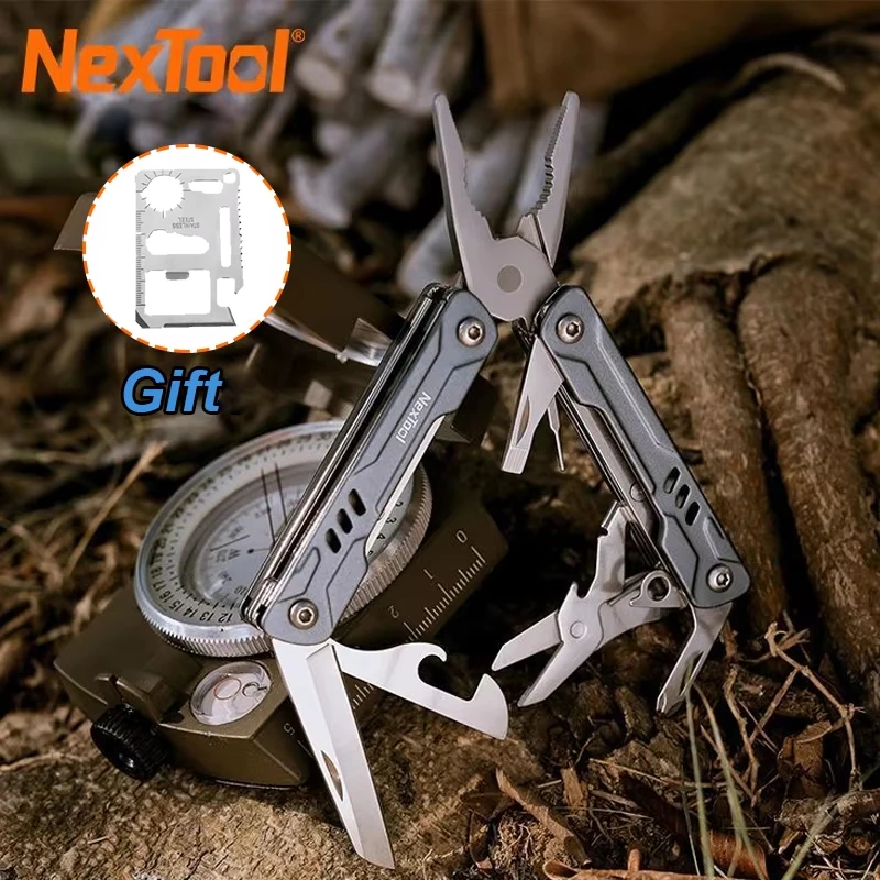 

NexTool Mini Sailor Pliers 11 In 1 Multi Tool Folding Multitool Screwdriver Scissors EDC Outdoor Tools Portable Keychain Tool
