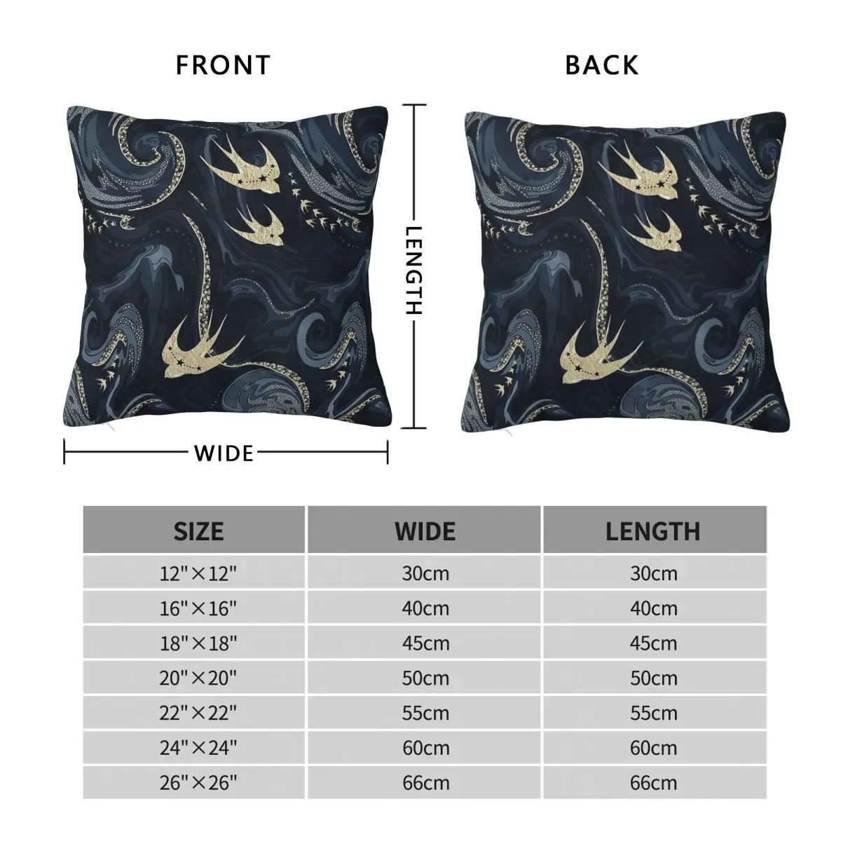 Golden Swallow Starry Galaxy Pillowcase Polyester Linen Velvet Creative Zip Throw Pillow Case Home Cushion Cover Wholesale 45x45