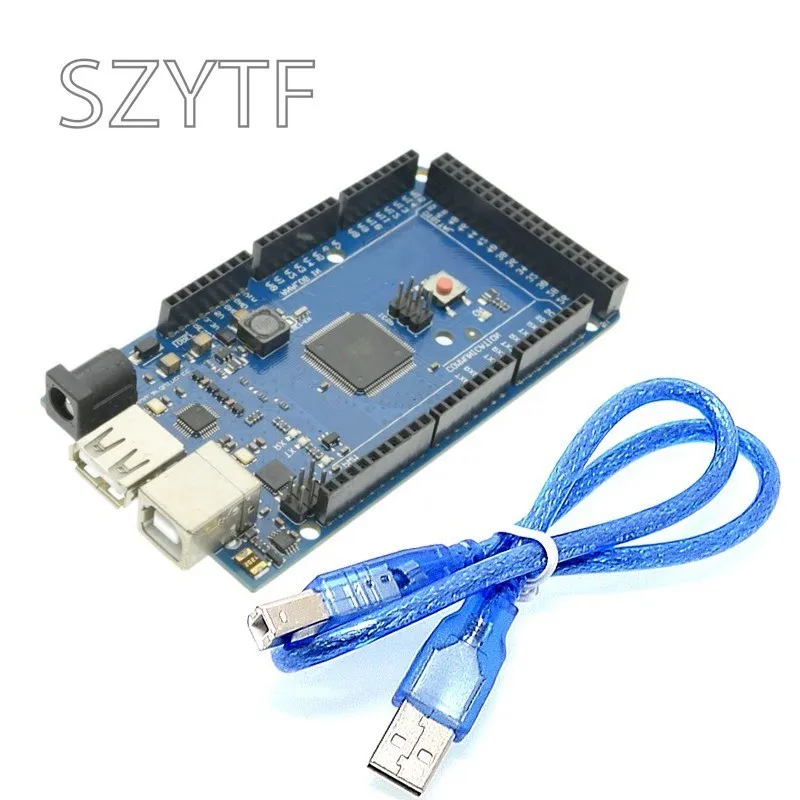 Mega 2560 R3 16AU Board 2012 Google Open ADK Main Board (for Compatible ATmega2560-16AU + USB Cable