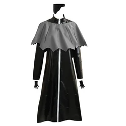 Anime Cosplay Aizen Sousuke Leather Set Costume Cloak Jacket Man Sosuke Thousand-Year Blood War Halloween Party Christmas Outfit