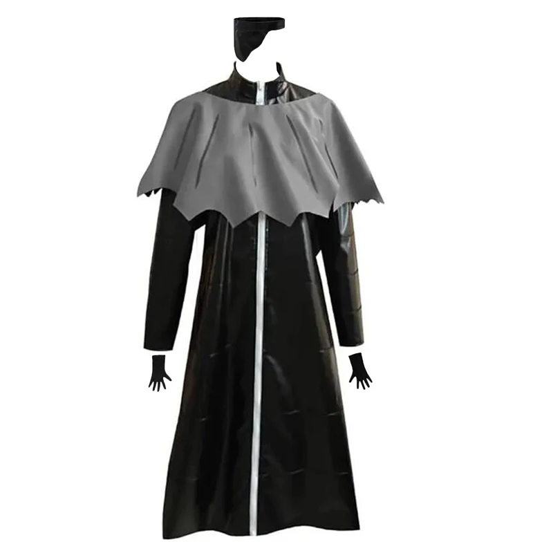 Anime Cosplay Aizen Sousuke Costume Cloak Leather Jacket Man Sosuke Thousand-Year Blood War Halloween Party Christmas Outfit