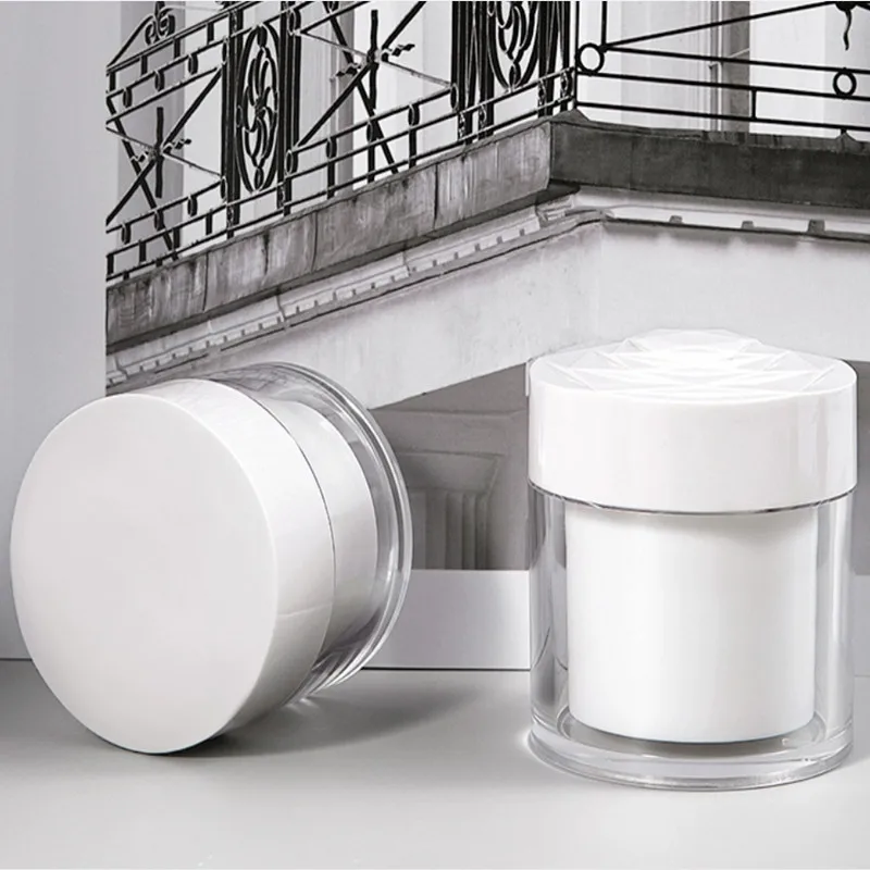 10/30pcs 빈 크림 로션 항아리 20g/30g/50g 라운드 화장품 항아리 메이크업 컨테이너 리필 가능 플라스틱 상자 여행용 보관