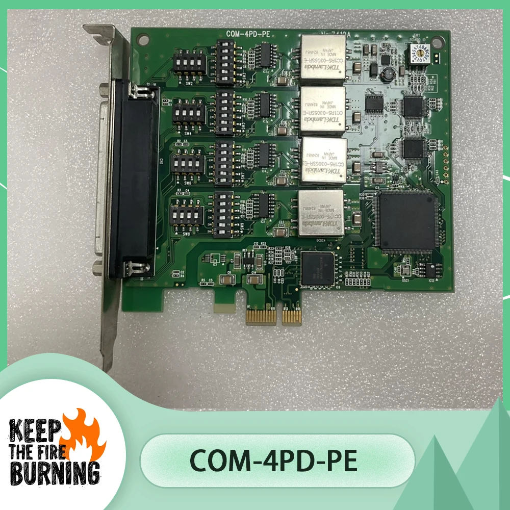Multi functional PCI interface card COM-4PD-PE NO.7412A