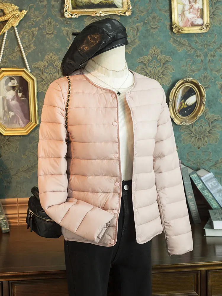 

Легкая хлопковая куртка Slim Fit для женщин, удобная для поездок на работу, с теплой внутренней подкладкой, подходит для офиса, медсестер, врачей и зимы.