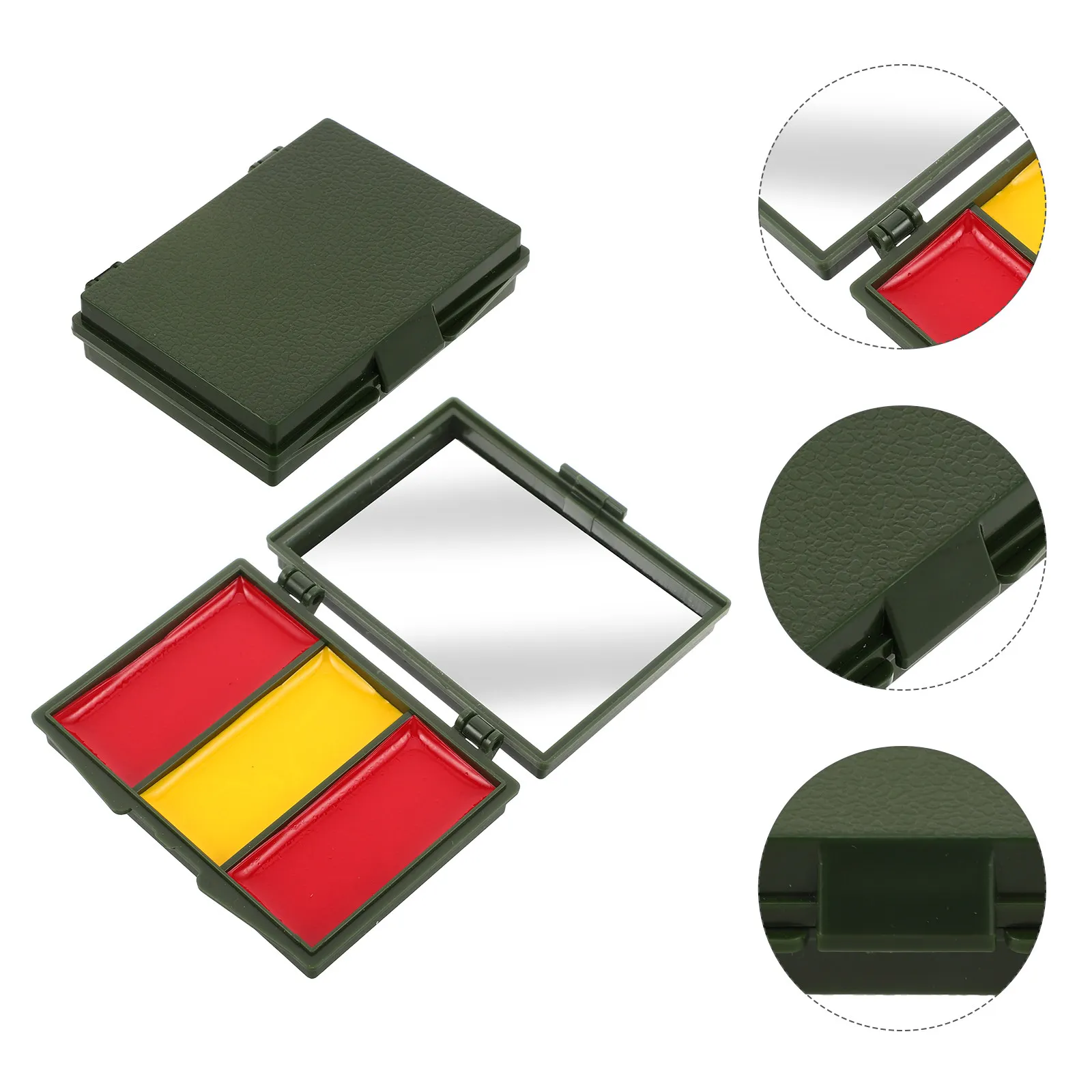 2 Boxes Football Face Paint Maroon Set National Flag Colors Painting Kit Washable Sweatproof Soccer Fan Makeup