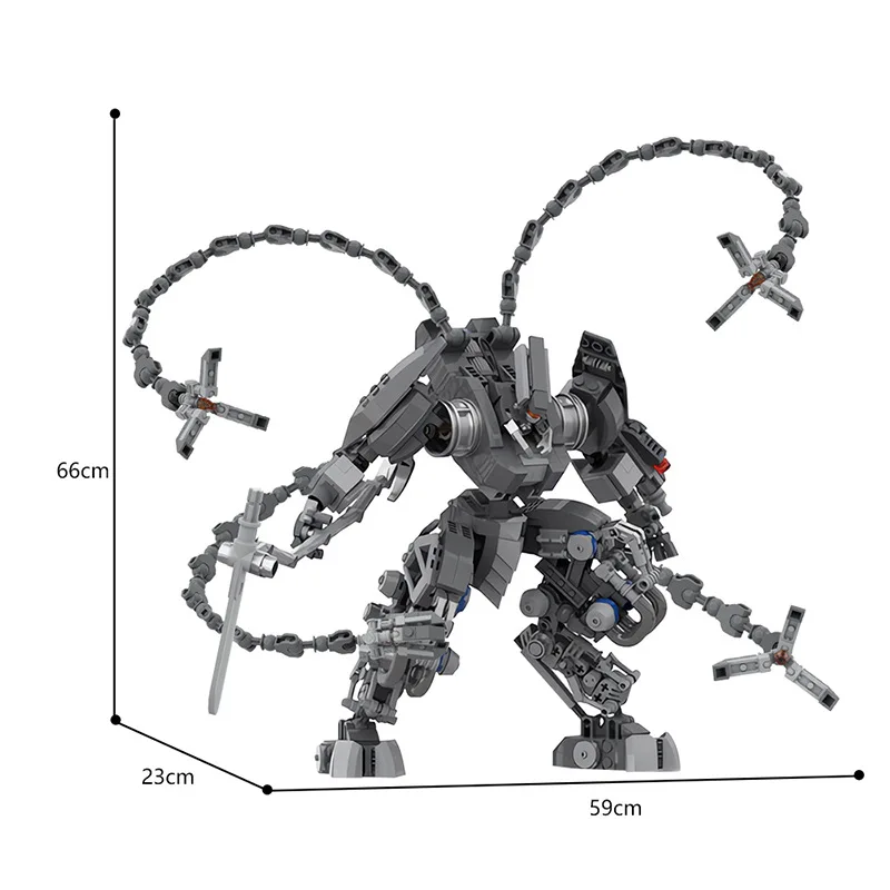 MOC Mecha Warriors Building Blocks Set Action Figure Mecha Robot Mattoni Building Blocks Film Battle Robot Modello Giocattolo Regalo per bambini