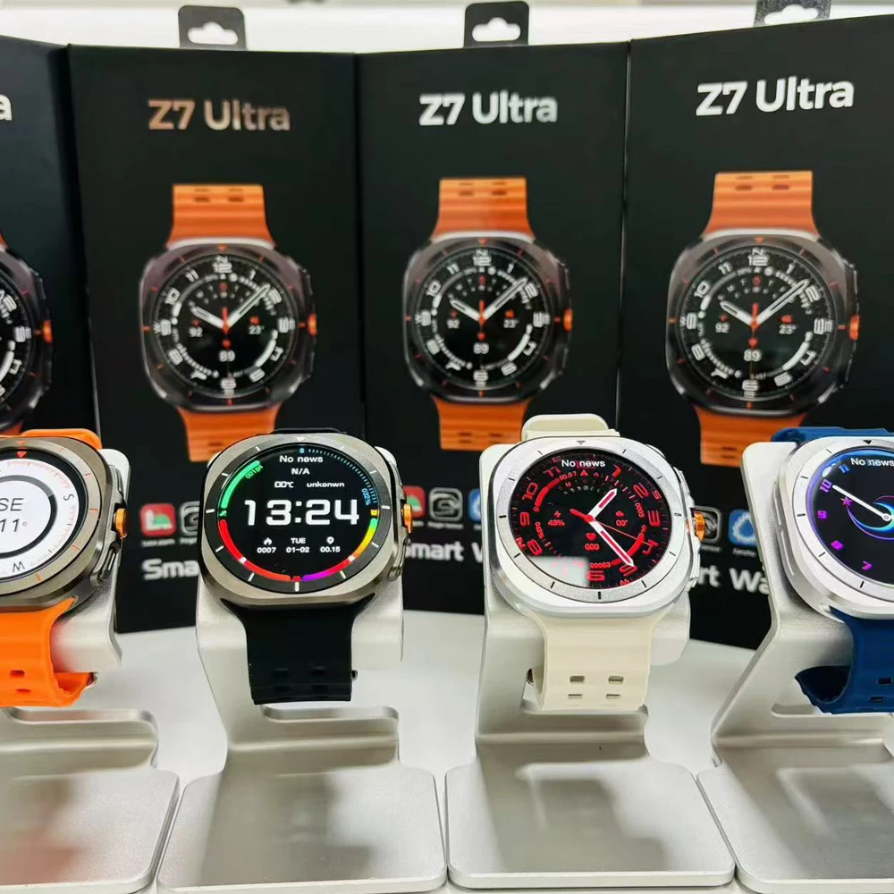 

Z7 Ultra Outdoor Sports Smart Watch 1.46inch Double Watch Band Heart Rate Waterproof BT Call Voice Assistant Smartwatch