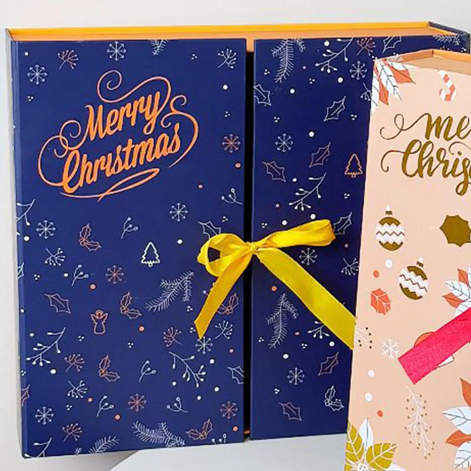 

Коробка обратного отсчета для заполнения 24-дневной пустой ящик обратного отсчета для заполнения зимнего отдыха Складной контейнер различной формы для шоколадной нуги