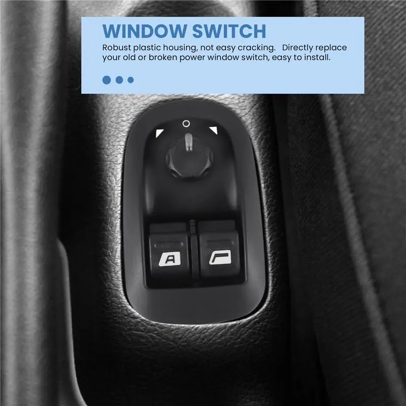 Electric Master Window Switch For 206 206 CC 206SW 306 206 Saloon 2007-2016 6554WA